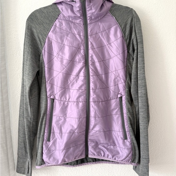 Tltle Nine Willpower Lavender and Gray Zip-up Lightweight Jacket Size M - Picture 1 of 12